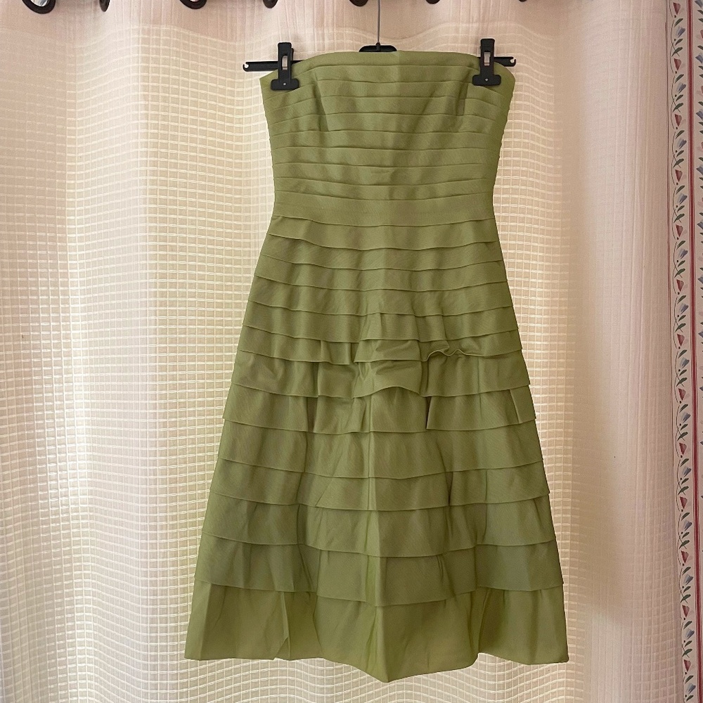 BCBG Max Azria Silk Bustier Dress